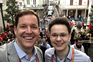 John (left) and JD in New Orleans at our client, Unilog’s yearly conference. April 2019