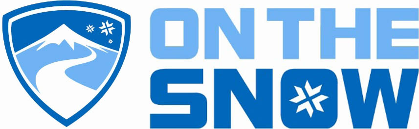 On the snow logo