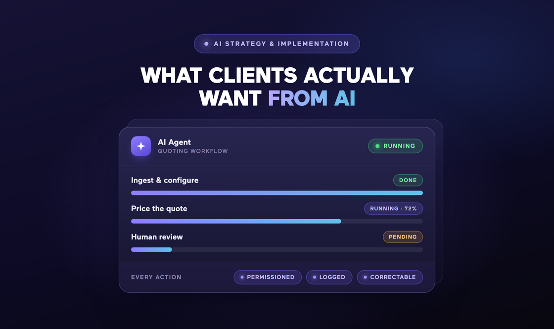 What Clients Actually Want from AI Agents